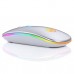 New Ultra-Thin Mini Mice Rechargeable Lithium Battery Colorful  BT3.0 Optical Gaming Wireless Mouse