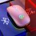 New Ultra-Thin Mini Mice Rechargeable Lithium Battery Colorful  BT3.0 Optical Gaming Wireless Mouse