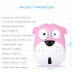 Wireless Mouse Rechargeable USB Optical Silent Cute Cartoon Lucky Dog Design 1200 DPI Ergonomic Computer Mouse