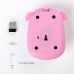 Wireless Mouse Rechargeable USB Optical Silent Cute Cartoon Lucky Dog Design 1200 DPI Ergonomic Computer Mouse