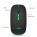 Dual-Mode Wireless 2.4G BT Rechargeable Wireless Office Mouse