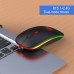 Dual-Mode Wireless 2.4G BT Rechargeable Wireless Office Mouse