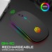 Rechargeable Colorful 2.4Ghz Optical Gaming Wireless Mouse