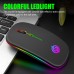 Rechargeable Colorful 2.4Ghz Optical Gaming Wireless Mouse