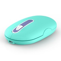 Color Ultra-Thin Silent Optical Rechargeable Wireless Mouse