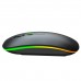 Mini silent optical gaming mouse colorful rechargeable mouse LED wireless mouse