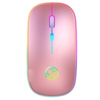 Hot Selling Rechargeable Lithium Battery Colorful 2.4Ghz Optical Wireless Gaming Mouse