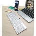 Rechargeable 2.4G with Mouse No Noise and Ergonomic Wireless Keyboard and Mouse Set