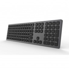 Ultra-thin wireless rechargeable office keyboard aluminum alloy home office keyboard