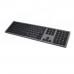 Ultra-thin wireless rechargeable office keyboard aluminum alloy home office keyboard