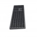 Ultra-thin wireless rechargeable office keyboard aluminum alloy home office keyboard