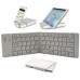 Portable aluminum alloy foldable wireless keyboard office foldable wireless keyboard