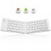 Portable aluminum alloy foldable wireless keyboard office foldable wireless keyboard