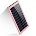 New Solar 20000mah External Battery 2 Usb Led Charger Portable Mobile Phone Solar Power Bank