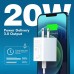 KOZH Safe Reliable 20W USB C Wall Charger 2-Pack Dual Port PD Power Delivery Fast Type C Charging Block Plug Adapter for iPhone